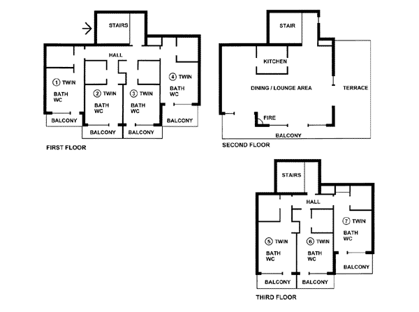 Chalet le Bel Air Val d’Isere Floor Plan 1